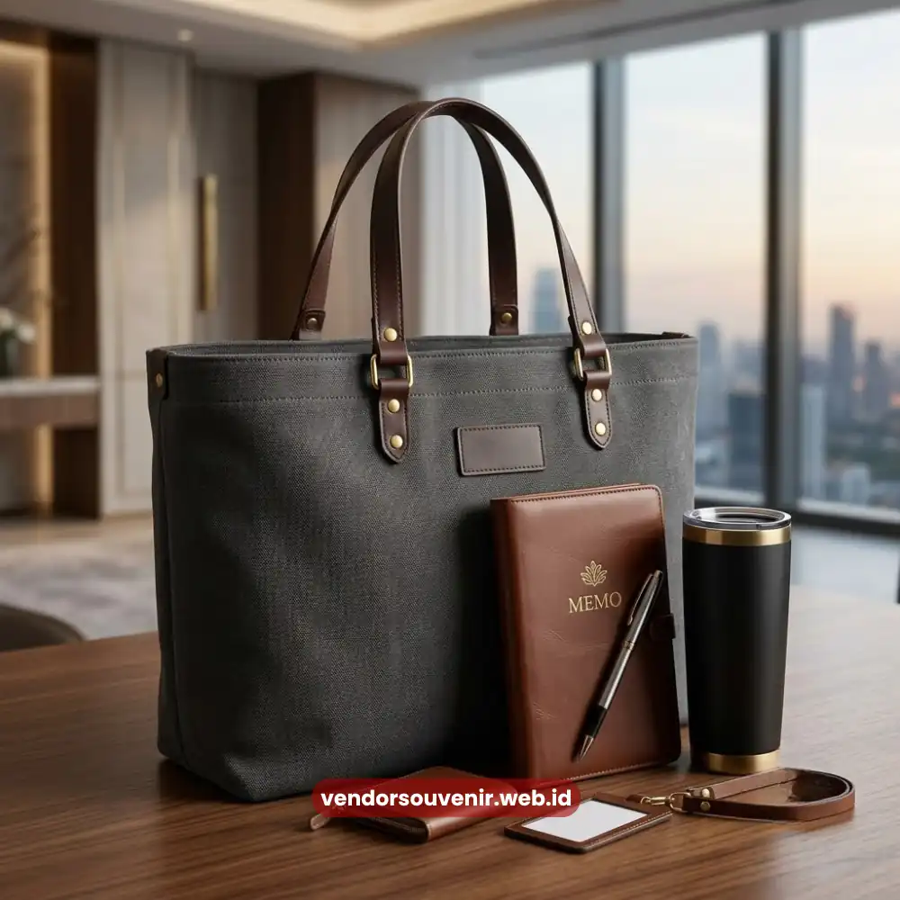 Bahan Tas Seminar Kit Custom untuk Branding Korporat