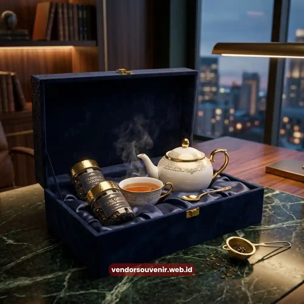 Gift Box Tea Set Korporat