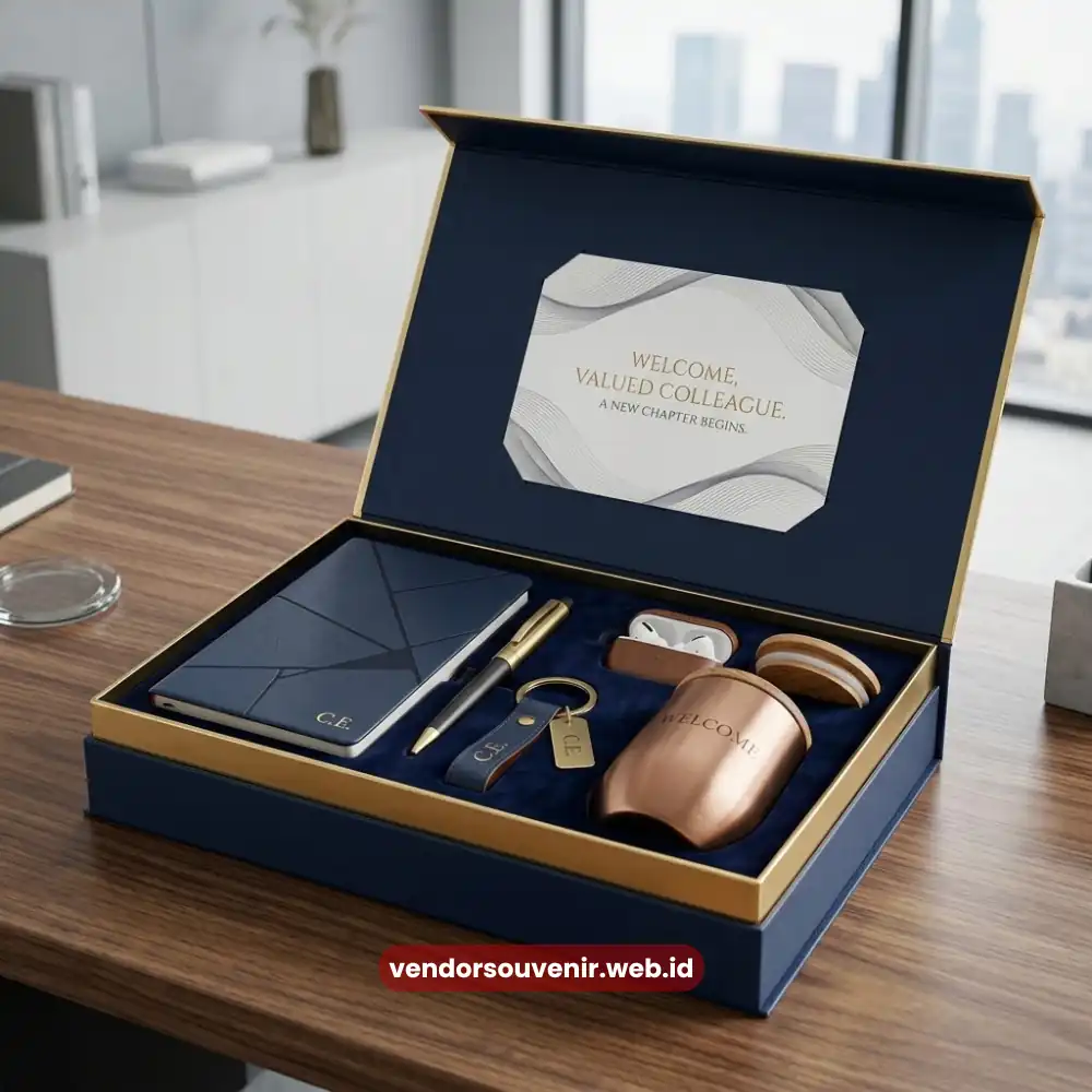 Kustomisasi Welcome Kit Karyawan Baru Branding Logo