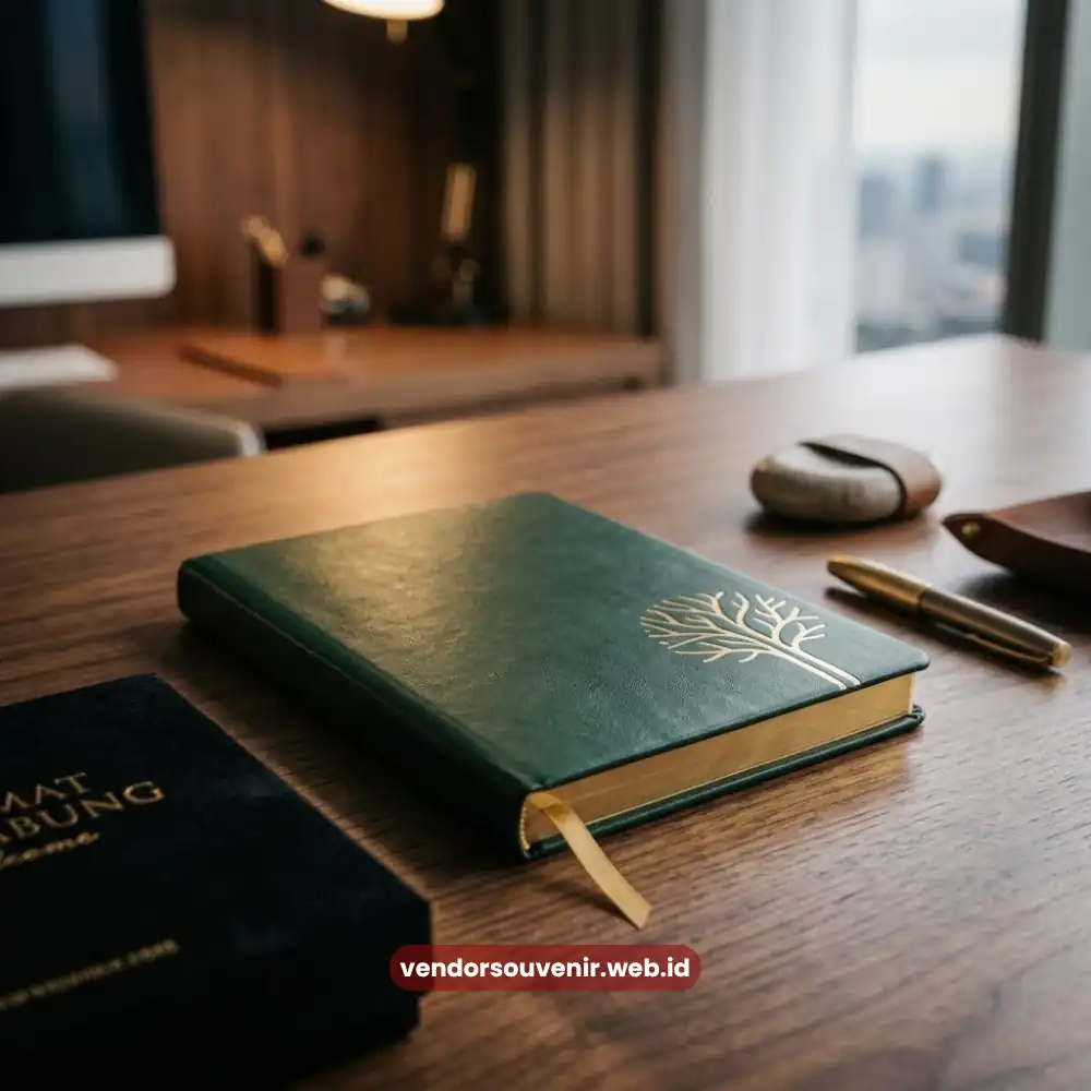 Notebook Custom Logo Identitas Brand
