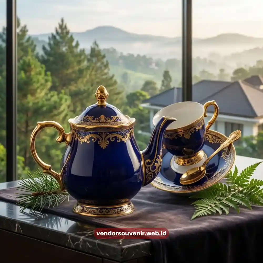 Tea Set Perusahaan Bandung untuk Hadiah Klien